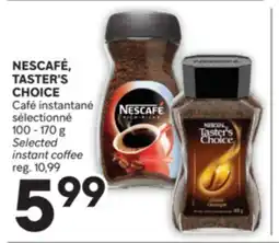 Brunet NESCAFÉ, TASTER'S CHOICE Café instantané sélectionné offer