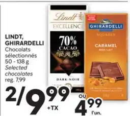 Brunet LINDT, GHIRARDELLI offer