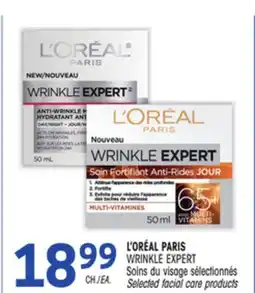 Uniprix L'ORÉAL PARIS WRINKLE EXPERT Soins du visage sélectionnés offer