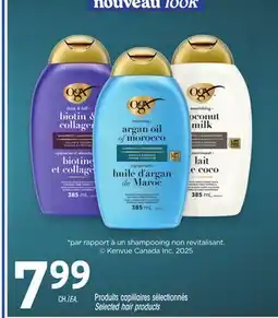 Uniprix OGX Produits capillaires sélectionnés/Selected hair products offer