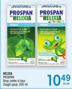Uniprix HELIXIA PROSPAN Sirop contre la toux/Cough syrup offer