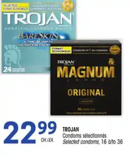 Uniprix TROJAN Condoms sélectionnés/Selected condoms offer