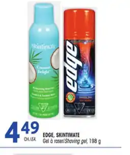 Uniprix EDGE, SKINTIMATE Gel à raser/Shaving gel, 198 g offer