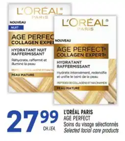Uniprix L'ORÉAL PARIS AGE PERFECT Soins du visage sélectionnés /Selected facial care products offer