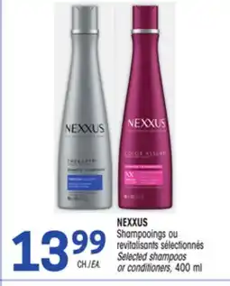Uniprix NEXXUS Shampooings ou revitalisants sélectionnés / Selected shampoos or conditioners offer