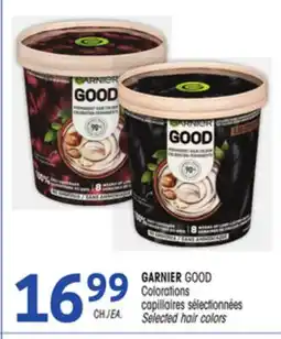 Uniprix GARNIER GOOD Colorations capillaires sélectionnées/Selected hair colors offer