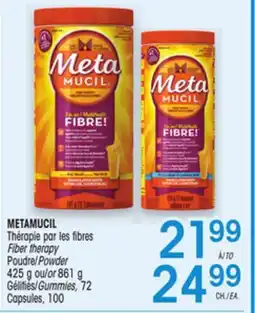 Uniprix METAMUCIL Thérapie par les fibres/Fiber therapy Poudre/Powder offer