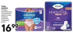 Brunet TENA, ALWAYS Culottes, serviettes pour l'incontinence sélectionnées offer