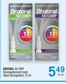 Uniprix DRIXORAL NO DRIP Décongestionnant nasal / Nasal decongestant offer