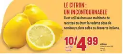 Marché Adonis CITRONS | LEMONS offer