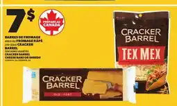 Provigo CRACKER BARREL CHEESE BARS, 400 G OR SHREDS, 250-320 G offer