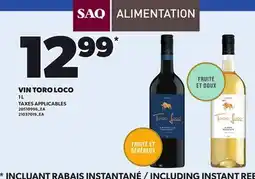 Provigo VIN TORO LOCO, 1 L offer