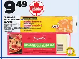 Provigo SAPUTO MOZZARELLISSIMA, 690/700 G offer