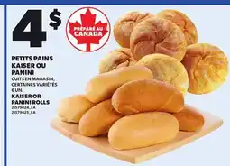 Provigo KAISER OR PANINI ROLLS, 6 UN offer