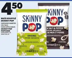 Provigo SKINNY POP POPCORN, 125/150 G offer