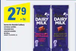 Maxi BARRES DE CHOCOLAT CADBURY | chocolate bars, 80-100 g offer