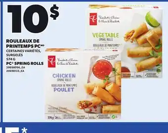 Provigo PC SPRING ROLLS, 574G offer