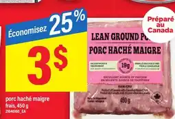 Maxi PORC HACHÉ MAIGRE FRAIS, 450 G offer