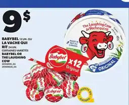Provigo BABYBEL 12 UN. OR THE LAUGHING COW 24 UN offer