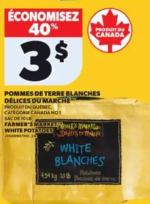 Provigo FARMER'S MARKET WHITE POTATOES, SAC DE 10 LB offer
