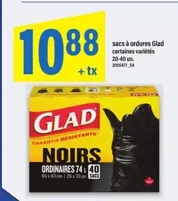Maxi SACS À ORDURES GLAD, 20-40 un offer