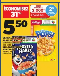 Provigo KELLOGG'S FAMILY SIZE CEREAL, 450-650 G offer