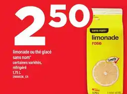 Maxi LIMONADE OU THÉ GLACÉ SANS NOM , 1,75 L offer