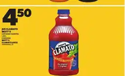 Provigo MOTT'S CLAMATO JUICE, 1,89L offer