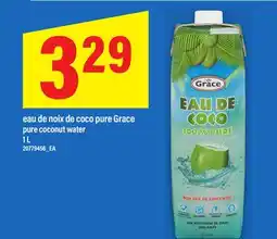 Maxi EAU DE NOIX DE COCO PURE GRACE | pure coconut water, 1 L offer