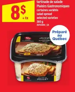 Maxi TARTINADE DE SALADE PLAISIRS GASTRONOMIQUES | salad spread, 360 g offer