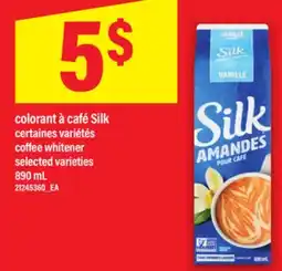 Maxi COLORANT À CAFÉ SILK | coffee whitener 890 mL offer