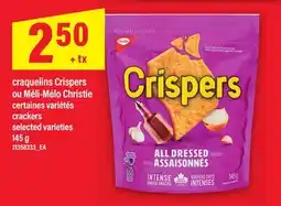Maxi CRAQUELINS CRISPERS OU MÉLI-MÉLO CHRISTIE | crackers, 145 g offer