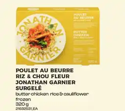 Maxi POULET AU BEURRE RIZ & CHOU FLEUR JONATHAN GARNIER | BUTTER CHICKEN RICE & CAULIFLOWER, 320G offer