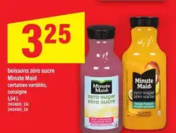 Maxi BOISSONS ZÉRO SUCRE MINUTE MAID, 1,54 L offer