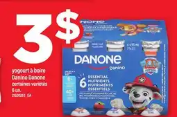 Maxi YOGOURT À BOIRE DANINO DANONE, 6 un offer