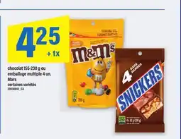 Maxi CHOCOLAT 155-230 G OU EMBALLAGE MULTIPLE 4 UN. MARS offer