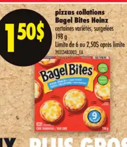 Maxi PIZZAS COLLATIONS BAGEL BITES HEINZ, 198 G offer