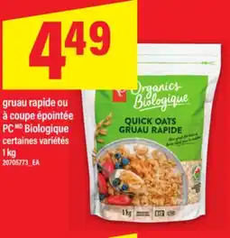 Maxi GRUAU RAPIDE OU À COUPE ÉPOINTÉE PC BIOLOGIQUE offer
