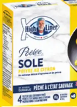 Giant Tiger High Liner frozen sole fillets offer
