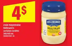 Maxi VRAIE MAYONNAISE HELLMANN'S, 340/445 ML offer