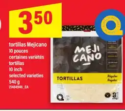 Maxi TORTILLAS MEJICANO 10 POUCES | tortillas 10 inch, 540 g offer