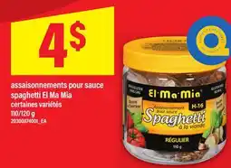 Maxi ASSAISONNEMENTS POUR SAUCE SPAGHETTI EL MA MIA, 110/120 g offer