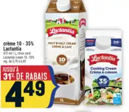 Marché Adonis CRÈME 10 - 35% LACTANTIA | LACTANTIA CREAM 10 - 35% offer