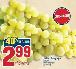 Marché Adonis RAISINS CHAMPAGNE | CHAMPAGNE GRAPES offer