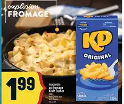 Marché Adonis MACARONI AU FROMAGE KRAFT DINNER | KRAFT DINNER MAC AND CHEESE offer