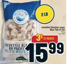 Marché Adonis CREVETTES BLANCHES CRUES BLUE TIDE 41/50 offer