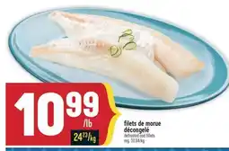 Marché Adonis FILETS DE MORUE DÉCONGELÉ | DEFROSTED COD FILLETS offer