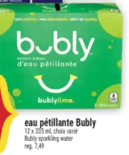 Marché Adonis Eau pétillante Bubly/Bubly sparkling water offer