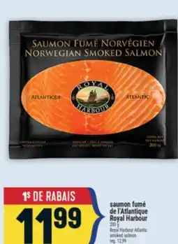 Marché Adonis SAUMON FUMÉ DE L'ATLANTIQUE ROYAL HARBOUR | ROYAL HARBOUR ATLANTIC SMOKED SALMON offer