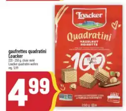 Marché Adonis GAUFRETTES QUADRATINI LOACKER | LOACKER QUADRATINI WAFERS offer